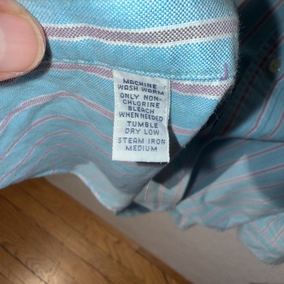 Ralph Lauren Men's Classic Fit Button-Down Shirt Sz L Multicolor Stripes Cotton - Picture 8 of 10